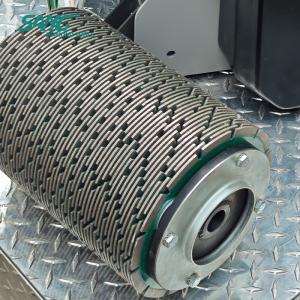 Multi diamond blade set for shaving uneven surfaces and removing lines